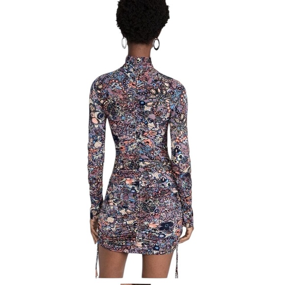 A.L.C Nolan Ruched Bodycon Mini Dress - Picture 2 of 9